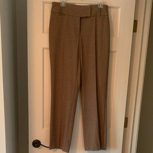 Rafaella Brown Houndstooth Pants - Size 6